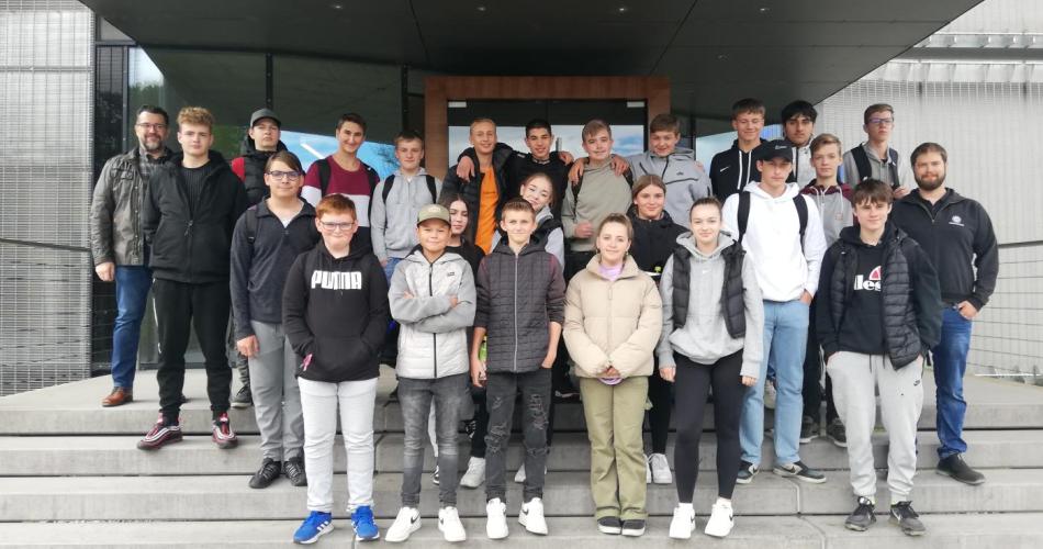 Gruppenfoto Exkursion Fa. Felder